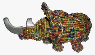 This Was Made With A Metal And Beads - Indian Elephant