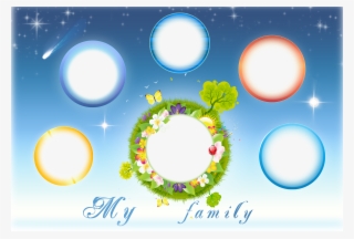 Photo Frame My Family Photo Frame Для Фотошопа, Png - Фон Моя Семья