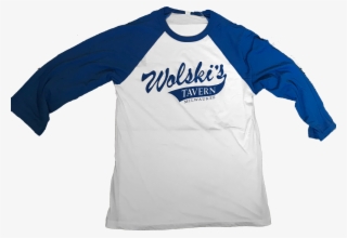 Wolskis Baseball Logo 3/4th Sleeve T Shirt