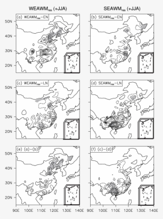 Composite Summer Mean Rainfall Anomalies During The - Cartoon
