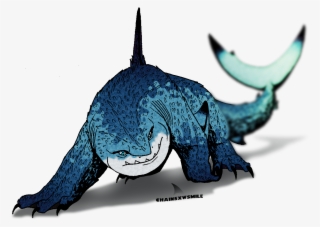 More Doodles Of Drawing Cetus / Sea Monster Bruce, - Illustration