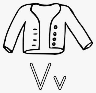 Big Image - Jacket Clipart Black And White Png