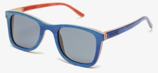 Blue Anone Wooden Sunglasses - Jual Kacamata Polarized Original