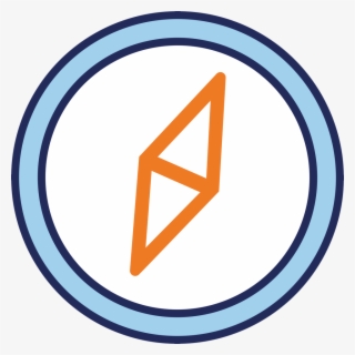 58716 Logo Compass Print - Circle