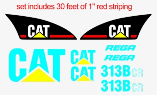 Caterpillar 313b Cr Decal Set