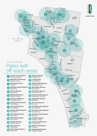 Kingston Off Leash Areas July 2018 - Number
