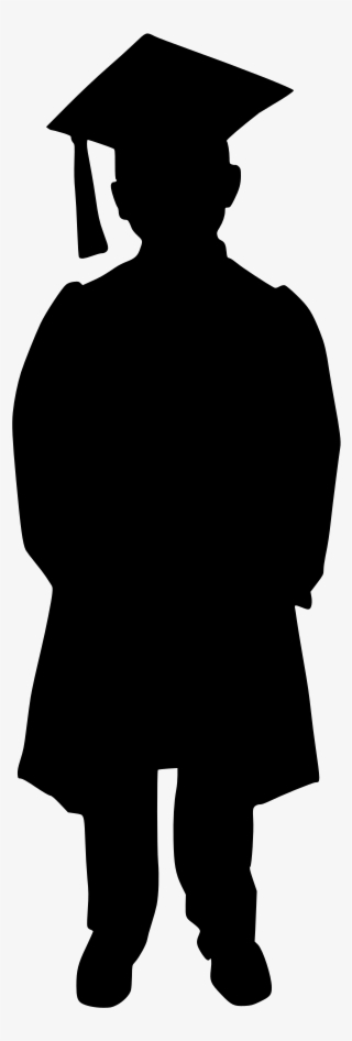 Download Png - Silueta De Hombre Graduado