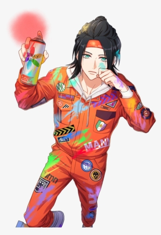 Azami Comedy Sr Transparent - 泉田 莇 カラフル ペインター