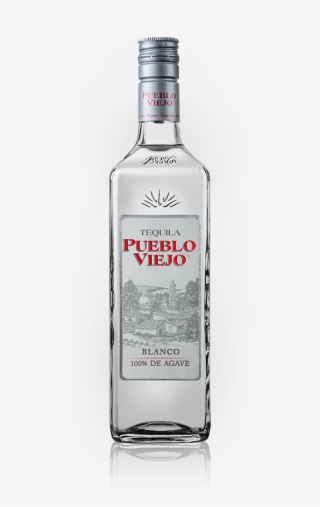 Bottles 0022 Pueblo Viejo Blanco - Tequila Pueblo Viejo