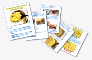 Pan Cooked Scrambled Eggs Picture Book Recipe Pages - Scrambled Egg Visual Recipe