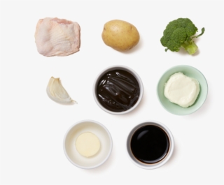 Ingredients Balsamic-glazed Chicken Thighs With Garlic - Broccoli
