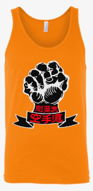 Goju Ryu Fist Black & Red Tank Top - Gōjū-ryū