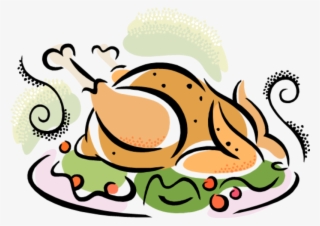 Community Thanksgiving Dinner - Main Dish Clip Art