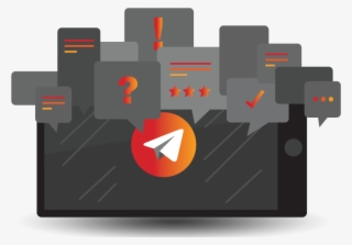 We Are On Telegram - Graphic Design