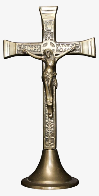 Of Nazareth Gold Brass - Cross