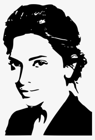 Woman Face Png - Deepika Padukone Black And White