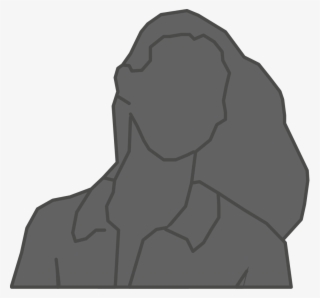Silhouette Woman Front Darkgrey - Sketch