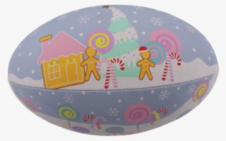 Candy Shower Rugby Ball - Balloon