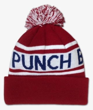 Red/white/blue Knit Hat - Beanie