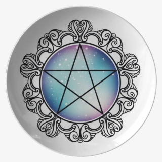 Wicca Pentacle Plate