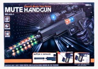 Minime Mute Hand Gun Electric Music Gun Series - Machine Gun