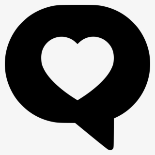 Message Clipart Speech Production - Love Icon Png Transparan