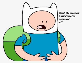 Finn With A Upset Stomach By Marcospower - Upset Tummy