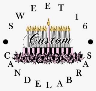 Custom Sweet 16 Candelabras Logo Design By Cfcaar - Kindle Library
