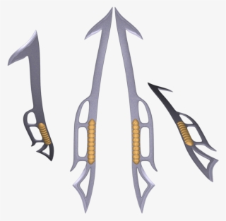 Chinese Double Hook Swords By Slalomsk8er - Chinese Hook Sword