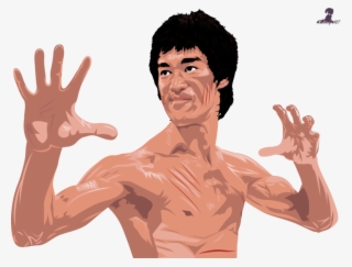 Bruce Lee Portrait Illustration - Illustration