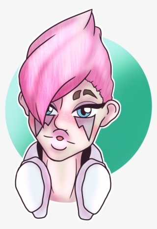 Punk Chick - Cartoon