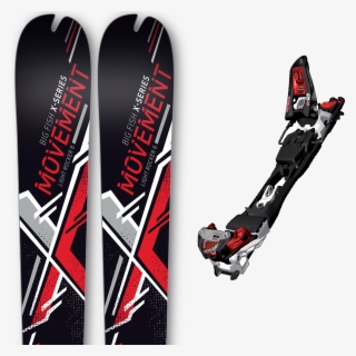 Movement Big Fish X-serie 2016 Marker F12 Tour Blk/red/whi - Volkl Inuk 2017