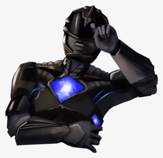 Black Power Ranger Sticker - Motorcycle