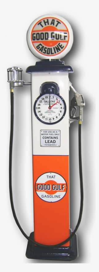 Good Gulf 1929 Clock Face Reproduction Gas Pump - Gas Pump