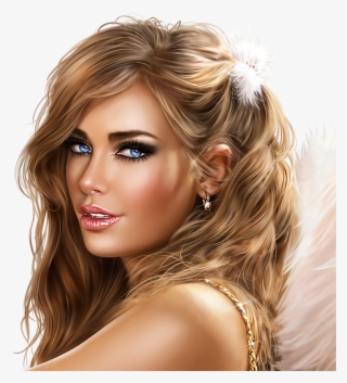 0 17e704 19e014f9 Xxl 3d Girl, Girly Girl, Cartoon - Blond