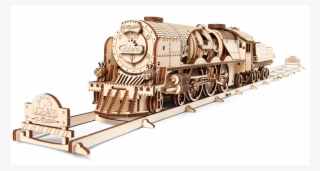 Ugears V-express Steam Train With Tender - Ugears V Express