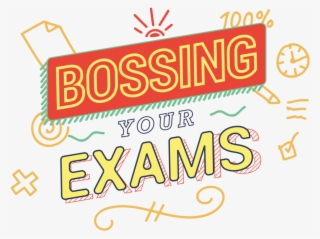 Bossyourexams Heading - Calligraphy