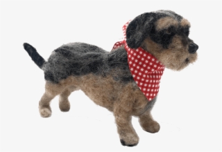Miniature Wirehaired Dachshund Needle Felting Kit - Felt