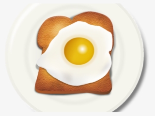 Fried Egg Clipart Breakfast Egg - Eggs And Toast Clipart