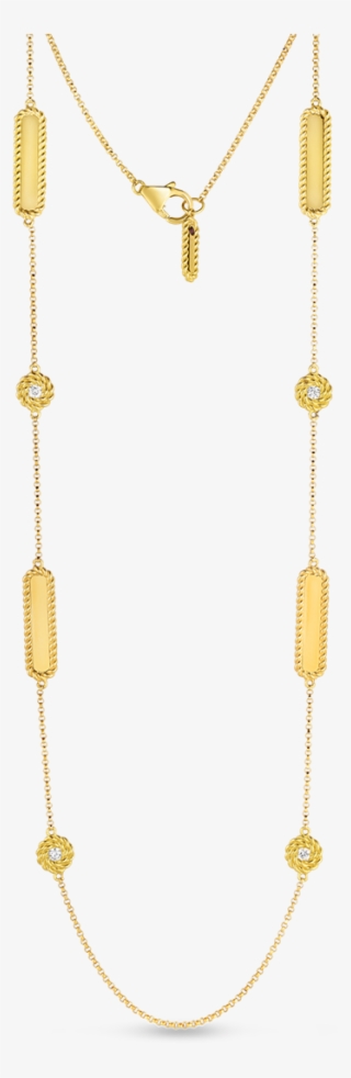 Roberto Coin New Barocco Collection Necklace With Alternating - Necklace