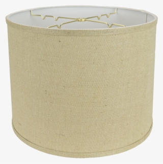 Burlap Regular Hardback Drum Lamp Shade - Laundry Basket