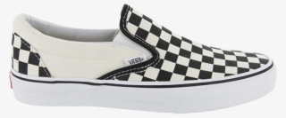 Vans Classic Slip On Shoes Black White Checkerboard - True White And Black Checkered Vans
