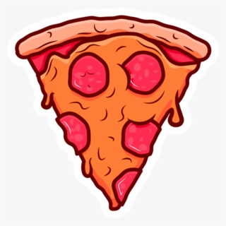 Pizza Slice Sticker - Slice Of Pizza Cartoon - 498x600 PNG Download ...