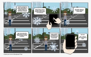 A Snapchat Story - Cartoon