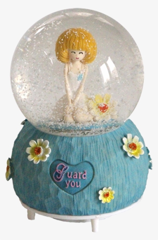 Guardian Angel Bluetooth Snow Globe Speaker - Figurine