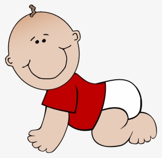 Jpg Free Download Bay Boy With Red Shirt Clip Art - Baby Boy Clip Art