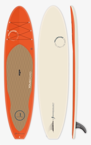 Board Highlights - Orange Sprayed Surfboard