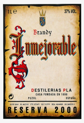 Etiqueta Inmejorable Reserva Segunda Generación - Illustration