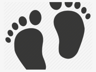 Baby Foot Prints - Transparent Feet Clipart