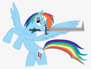 Klaifferon, Rainbow Dash, Safe, Simple Background, - Cartoon